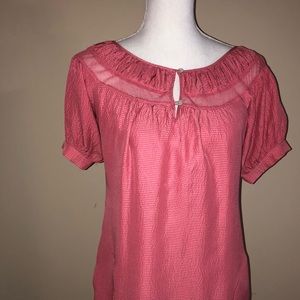 EUC Barney CO-OP 100% silk pink dress